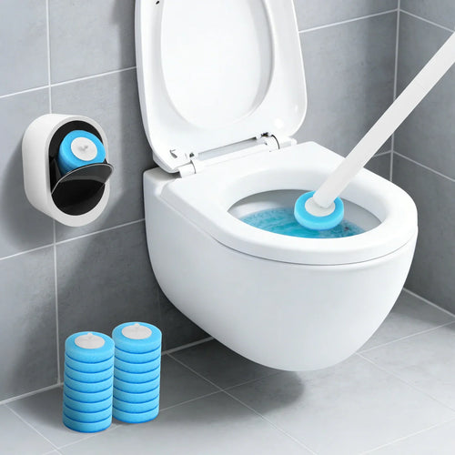 Hygienic No-Touch Toilet Cleaning System